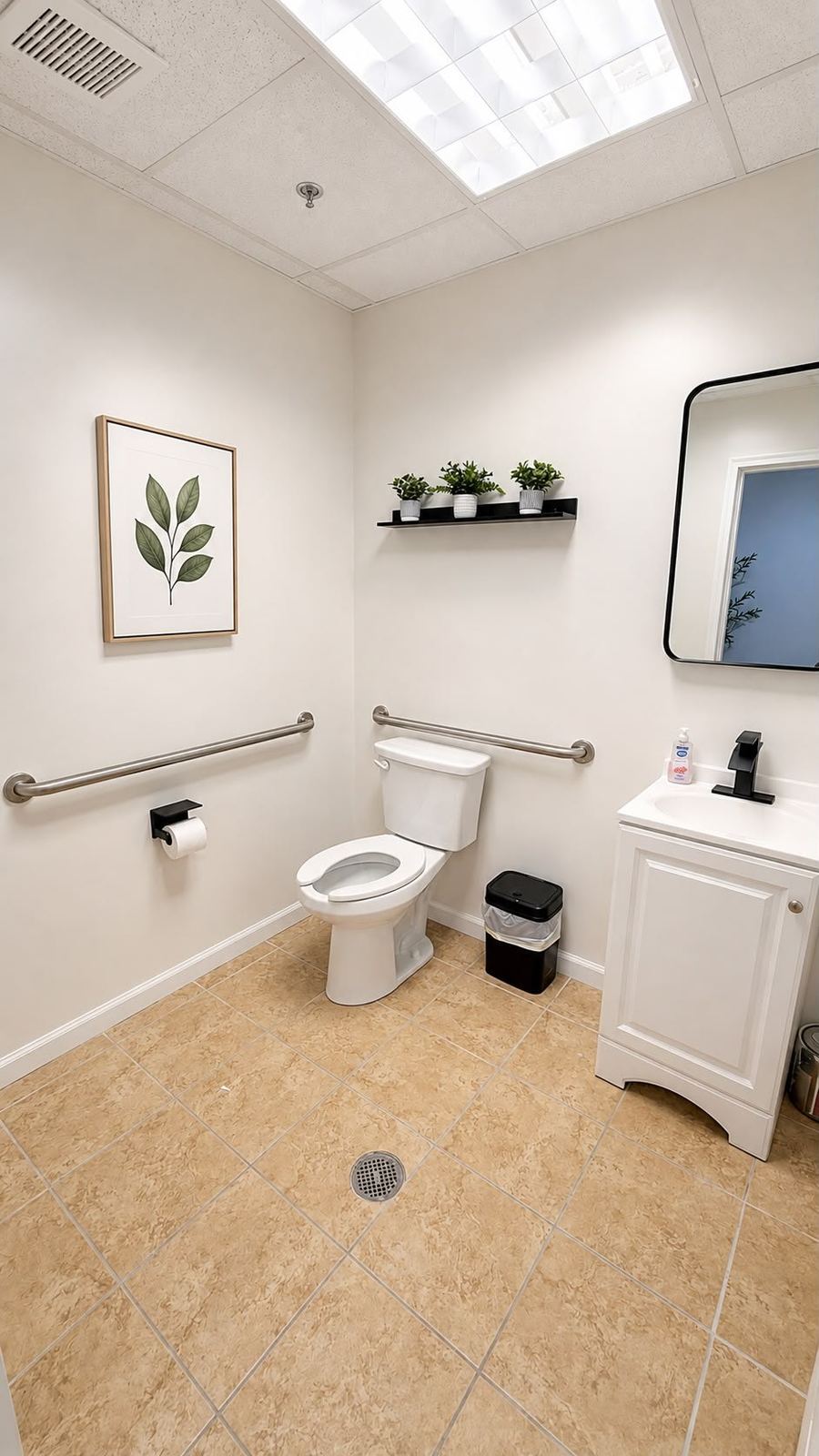 Changing room & restroom